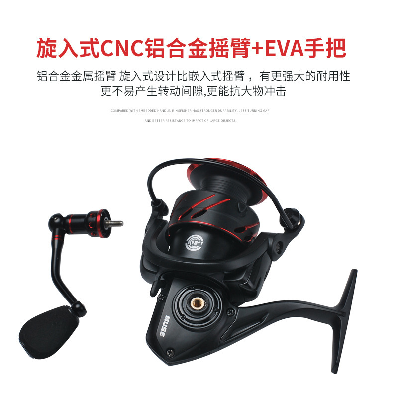 بكرة صيد دوارة بمقبض معدني قاب - مراجعة Ice Fishing Reel وسعره